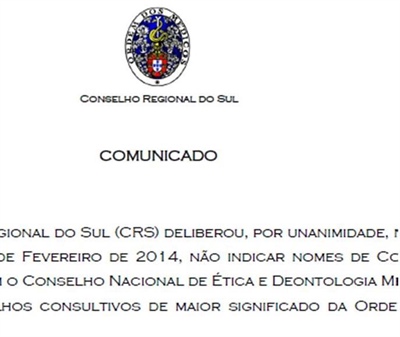 CRS contesta nomeações para o CNDM
