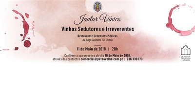 Jantar «Vinhos Sedutores e Irreverentes»