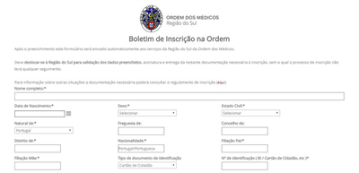 Como fazer a inscrição na Ordem dos Médicos