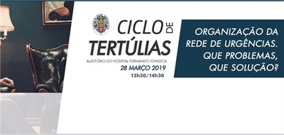 Tertúlia sobre organização da rede de urgências